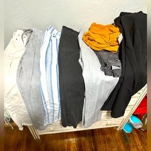 8 pairs of size 10 pants and jeans
